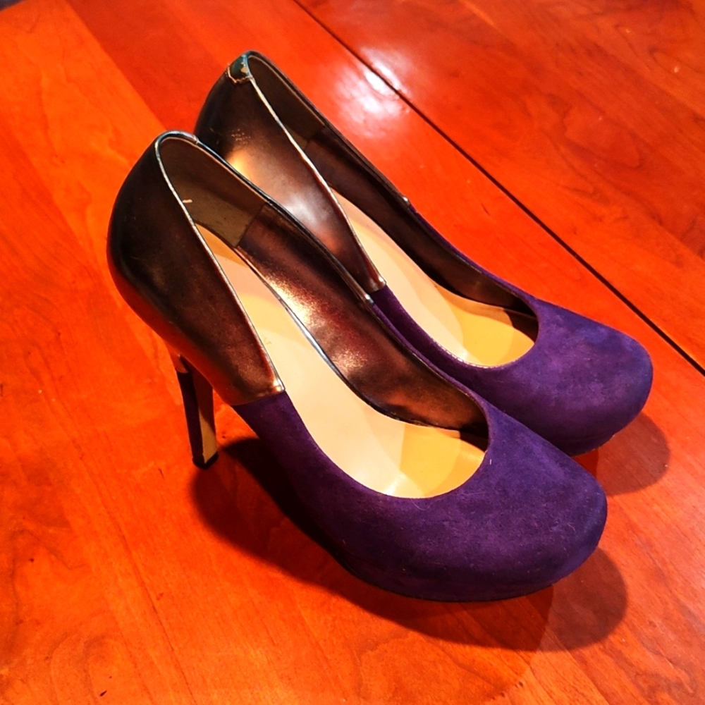 Sole Society Two-Toned, Platform Pumps